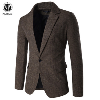 RUELK 2018 New Arrival Mens Masculine Blazer Fashion Brand-Clothing Gentleman Slim Fit Suit Blazer Casual Male Suits Size M-2XL