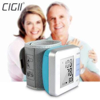 Cigii Smart Pulse Tester Cuffs digital detector Portable health care tools 1 pcs Newst Wrist blood pressure monitor