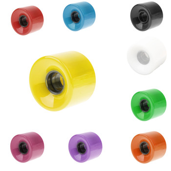 High Quality Solid Cruiser Longboard Skateboard High Elastic Durable PU Wheels Skate Board Accessory for Mini Cruiser Longboard