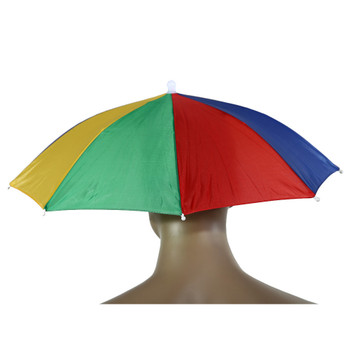 2 Color Umbrella Hat Parapluie Sun Umbrella Sun Shade Camping Hiking Fishing Umbrella Festivals Outdoor Brolly Parasol