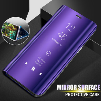 H&amp;A Luxury 360 Flip View Smart Mirror Case For Samsung Galaxy S9 S8 Plus Phone Cover For Samsung S7 Edge Note 8 Flip Stand Case