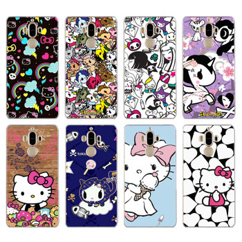 DREAMFOX K119 HELLO KITTY Soft TPU Silicone  Case Cover For Huawei Mate G 7 8 9 10 Nova 2 Lite Pro Plus