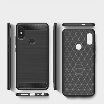 Redmi Note 5 Pro Case 64GB Silicone Armor Bumper Shockproof Back Cover Rugged Case for Xiaomi Redmi Note 5 Pro Global 5.99inch