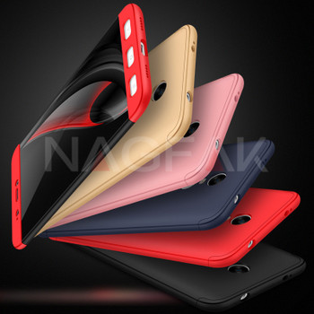 NAGFAK Luxury Protective Case For Xiaomi Redmi Note 4 Note 4X Phone Shell 360 Degree Cases Note4 Global Version Phone Case Capa