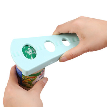 1 Pcs Creative multi-function Handy Anti-slip Can Lid Screw Opener Bottle Opener for Pop/Beer Bottle Jar Kitchen Twist Tool