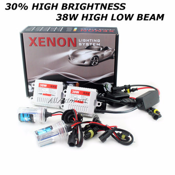 2017 +30%  kit Xenon Hid Kit 38W H4 H1 H3 xenon H7 H8 H10 H11 H27 HB3 HB4 H13 9005 9006 Car light source Headlight bulbs lamp 