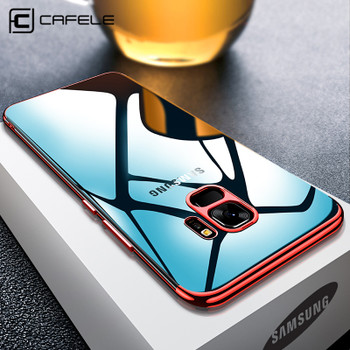 CAFELE Transparent Plating case for Samsung Galaxy S9 plus cases Ultra thin soft TPU electroplate shining case for Samsung S9