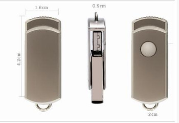 usb flash drive color Silver 8GB 32GB 64GB 512GB metal small U Disk pen drive rectangle USB 2.0 usb Flash Drive memory stick