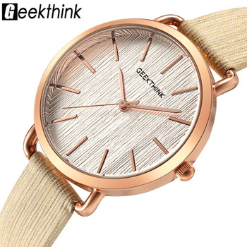 Geekthink Top Luxury brand Fashion Quartz Watches Women Diamonds Wristwatch Casual Leather Ladies Dress Clock Female New relogio