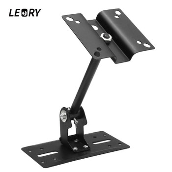 LEORY Universal Adjustable Home Theater Steel Speaker Ceiling Wall Mount Brackets 15kg Loading Stable Stand Holder