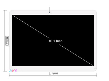 Waywalkers 10.1 inch tablet pc android 7.0 octa core 64G ROM 4G RAM dual SIM card FM WIFI bluetooth smart tablets pcs 10 10.1