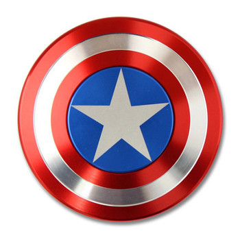 Captain America Fidget Spinner Shield Spinner Bearing Metal Fidget Red Spinner StresS Reliever Autism ADHD EDC Toys Brinquedos