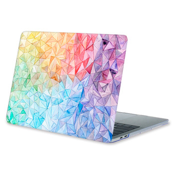 Laptop Case For Apple MacBook Air Pro Retina 11 12 13 15 For Mac Book New Pro 13 15" with Touch Bar Geometric Print Hard Cover