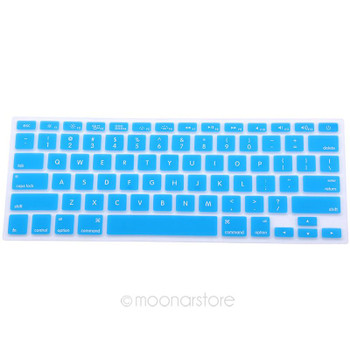 Silicone Keyboard Cover Protector Skin for Apple Macbook Pro MAC 13 15 Air 13 Soft keyboard stickers 9 Colors