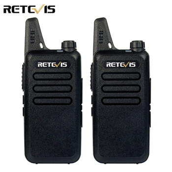 2pcs Mini Walkie Talkie Retevis RT22 2W UHF 400-470MHz 16CH CTCSS/DCS TOT VOX Scan Squelch Two Way Radio Communicator A9121A