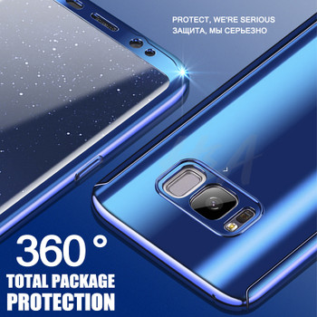 H&amp;A 360 Degree Plating Mirror Case For Samsung S8 Plus Note 8 S7 Edge Body Hard Full Cove For Samsung Note 8 S7 Edge Phone Cases