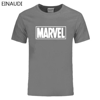 EINAUDI 2018 New Fashion MARVEL t-Shirt men cotton short sleeves Casual male tshirt marvel t shirts men tops tees