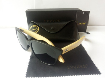 LVVKEE Brand Designer 2017 New Bamboo Legs sunglasses Women/Mens wooden sun glasses Outdoors sports UV400 eyewear mormaii oculos