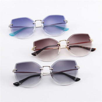 2018 Metal women sun glasses cat eye uv400 colored designer clear candy fashion vintage retro sunglasses #S31158