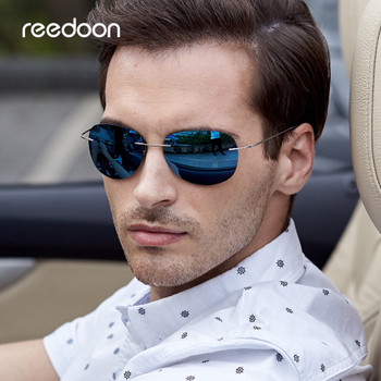 Reedoon Sunglasses Polarized Mirrored UV400 Lens 90% Titanium Frame Lightweight Sun Glasses 2018 For Men Women Driving rd0077