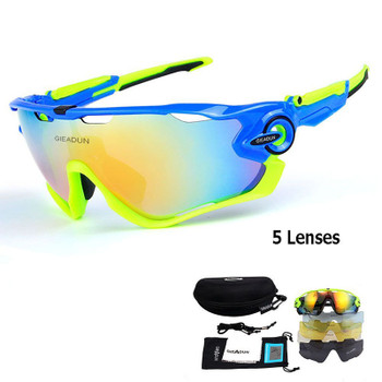 2018 cycling Glasses 5 Lens MTB bicycle sport bike sunglasses new Outdoor sunglasses and Polarized pesca glasses fishing glasses