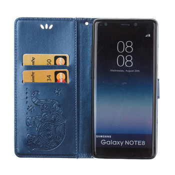 DEEVOLPO Elephant Case For Samsung Galaxy Note8 S8 S7 S6 Edge J1 J3 J5 J7 Max J2 Prime A3 A5 2017 2016 A720 Wallet Cover DP01Z