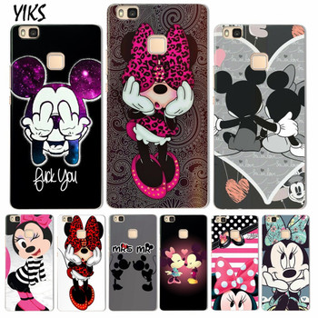 Mickey Minnie Case For Coque For Huawei Mate 9 10 P8 P9 P10 Lite Plus Y5 II Y3 Y7 2017 Nova 2 Honor 9 8 6A 6X Soft Silicone Cove