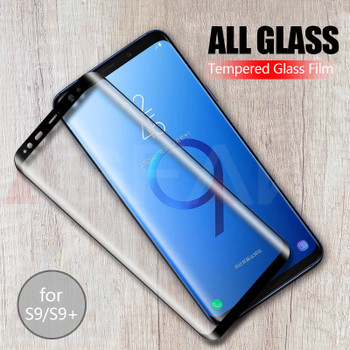 Protective Glass on the For Samsung Galaxy S9 S9Plus S8 S8Plus Tempered Screen Protector 5D Curved Edge Glass S9 S8 Plus Film