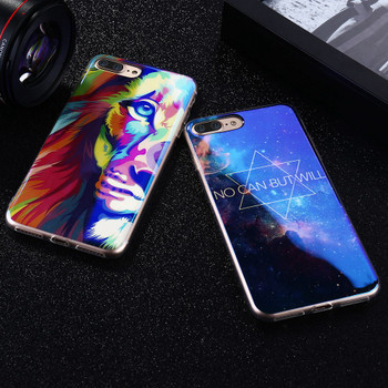KISSCASE Blue Ray Patterned Case For iPhone 5s 5 SE 6s 6 7 8 Soft Silicone Cute Back Cover Cases For iPhone 6s 6 7 8 Plus Fundas