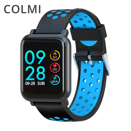 smartwatch colmi health on wrist