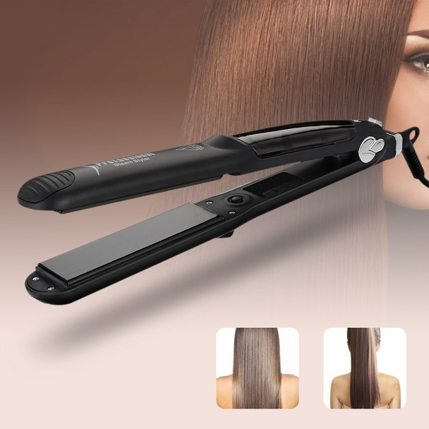 Ceramic Steam Hair Straightener Curler Professional Flat Iron Vapor Seam Straightening Iron Hair Iron Steamer Styling Tool