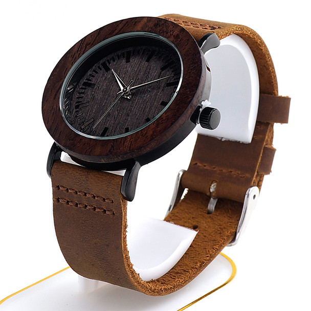 Luxury 2017 Brand BOBO BIRD Watch Women Genuine Leather Strap Wooden Quartz Wristwatches for Ladies Gifts relogio feminino