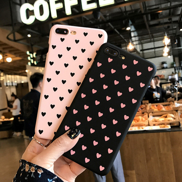 Lovebay Phone Case For iPhone 6 6s 7 8 Plus X 5 5s SE Phone Case Fashion Cute Cartoon Love Heart Ultra Thin Hard PC For iPhone 8