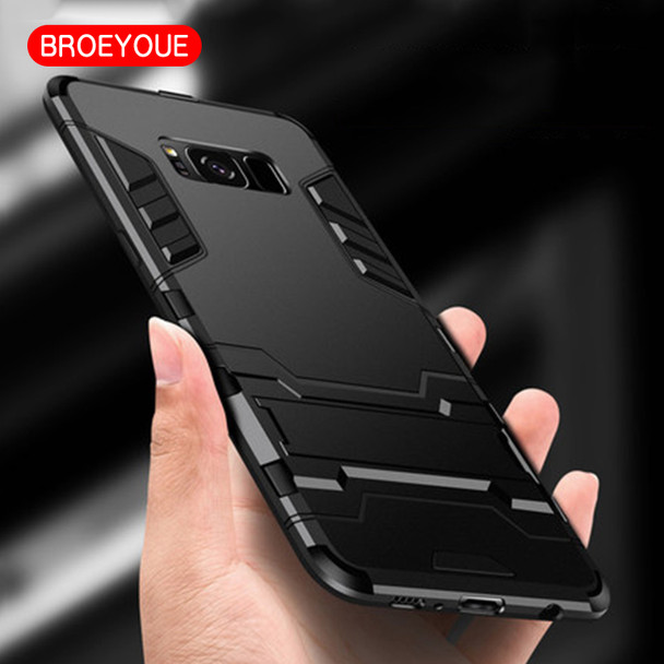 BROEYOUE Armor Case For Samsung Galaxy J2 J3 J5 J7 Prime A3 A5 A7 2016 2017 Case For Samsung S5 S6 S7 S8 S9 Edge Plus Note 4 5 8