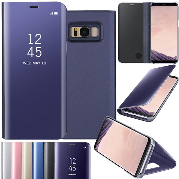 Smart Flip Stand Mirror Case for Samsung Galaxy S9 S8 S7 S6 Edge Plus Note 9 8 J3 J5 J7 2017 EU A3 A5 2017 J4 J6 J8 A6 Plus 2018