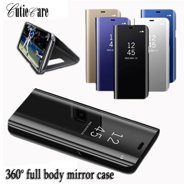 Clear View Mirror Smart Case For Xiaomi Redmi 4X 5 Plus Note 3 4 5 4X 5A cover Case for Xiaomi mi A1 A2 MIX 2 Flip Stand Cases