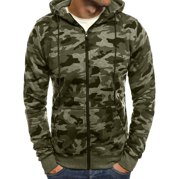 2018 New Hoodie Men Camouflage Printing Flannel Hip Hop Sweatshirt Fashion Mens Hoodies Brand Autumn Cotton Pullover Male Hoody