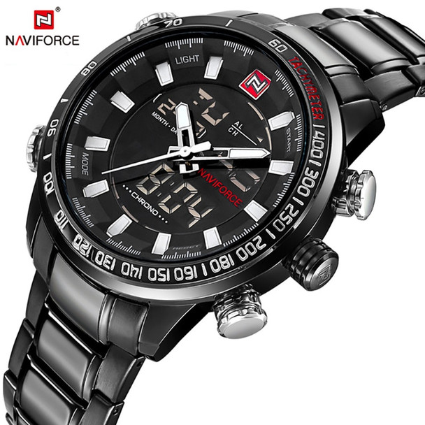 NAVIFORCE Quartz Wristwatch Mens Watches Top Brand Luxury Sport Military Watch Men Clock Stainless Waterproof relogio masculino