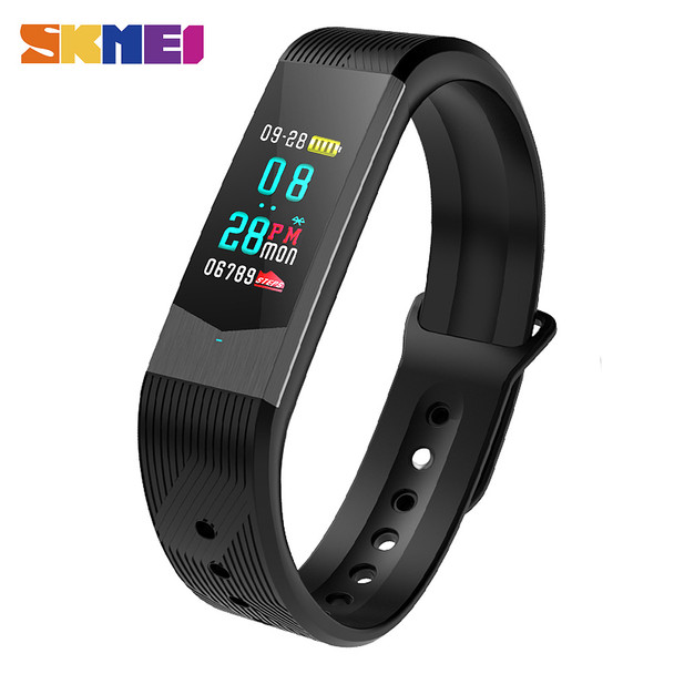 SKMEI 3D UI Smart Fitness Tracker Sport Outdoor Smartband Waterproof HeartRate Blood Pressure Bracelet Fashion Men Women Watches