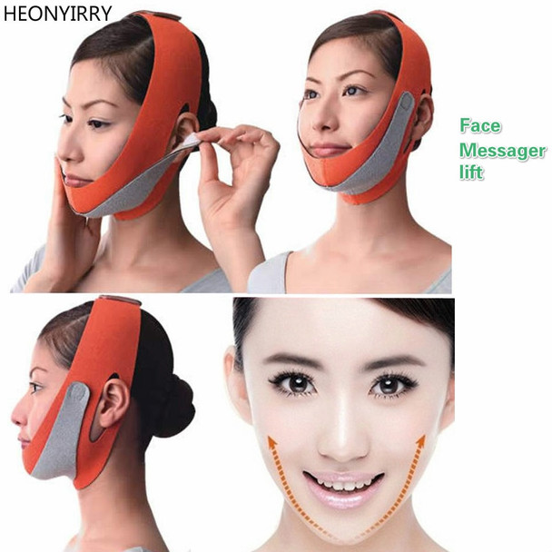 Face Messager Lift Face Mask Slimming Facial Thin Masseter Double Chin Skin Thin Face Bandage Belt Women Face Care Beauty Tools