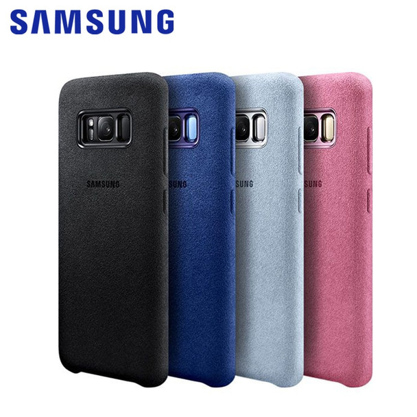 100% Original Samsung Galaxy S8 S8 Plus S8+ Case g9550 9500 Anti-Fall Leather ALCANTARA Cover 4 color 