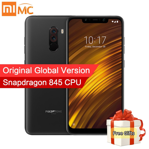 Global Version Xiaomi POCOPHONE F1 6GB 64GB Smartphone Snapdragon 845 Octa Core 6.18" 2246 x 1080 FHD LiquidCool AI Dual Camera