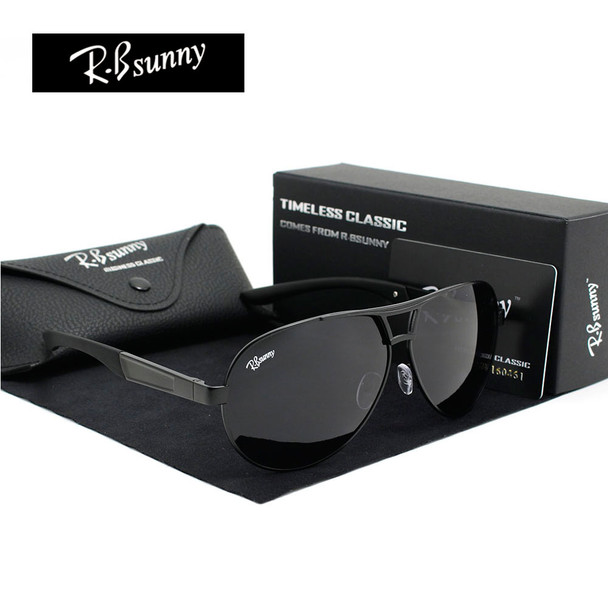 Fashion Brands polarized sunglasses Men Business Classic high quality sunglasses block Driving glare UV400 goggle R.Bsunny R1611