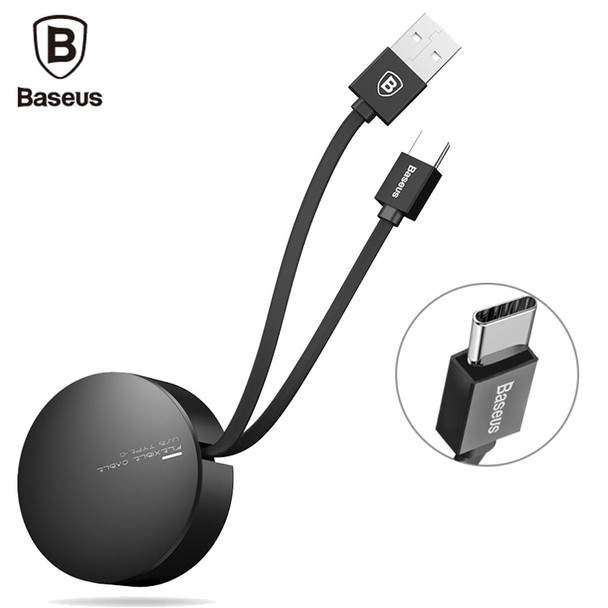 Baseus USB Type C Cable Retractable Type-c Cable For Huawei P10 Plus Samsung Galaxy S8 Plus Xiaomi Mi6 Mi5 Charger USB C Cable