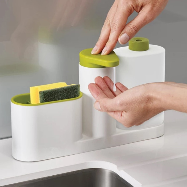 Multifunctional Washing Sponge Storage Sink Detergent Soap Dispenser Storage Rack Hand Sanitizer For Bottle Kitchen Use