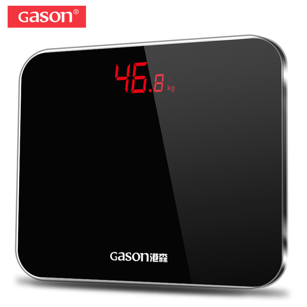 GASON A3 Bathroom Body Scales Accurate Smart Electronic Digital Weight Home Floor Health Toughened Glass LED Display 180kg 