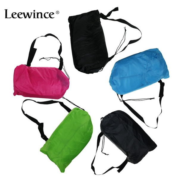 Leewince Lazy bag Fast Inflatable Sofa Outdoor Air Sofa Sleeping bag Couch Portable Furniture Living Room Sofas for Summer