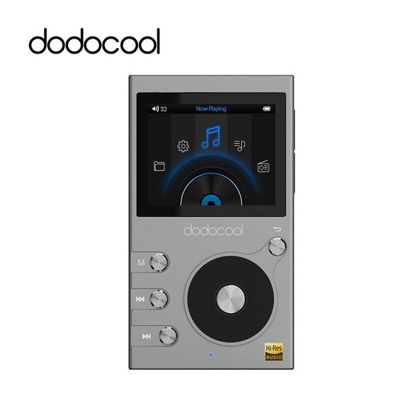 dodocool 8GB lossless HIFI Music Player MP3 Player Support DSD 64 128 256 WMA Audio Player Recorder FM Radio Expandable 256GB TF
