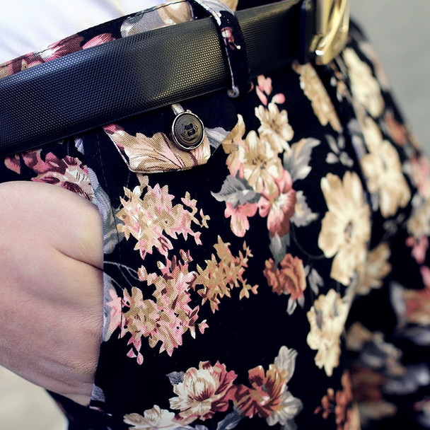 flower print coat