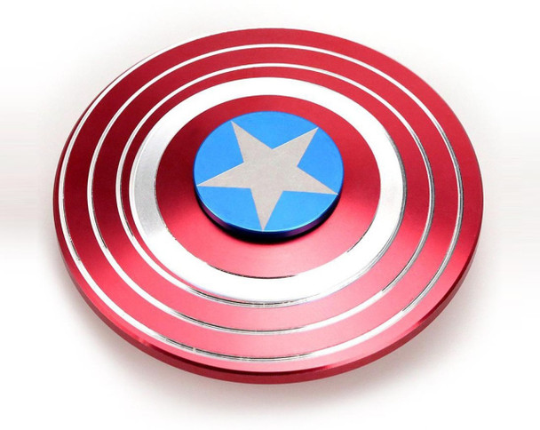 Captain America Shield Metal Fidget Hand Spinner